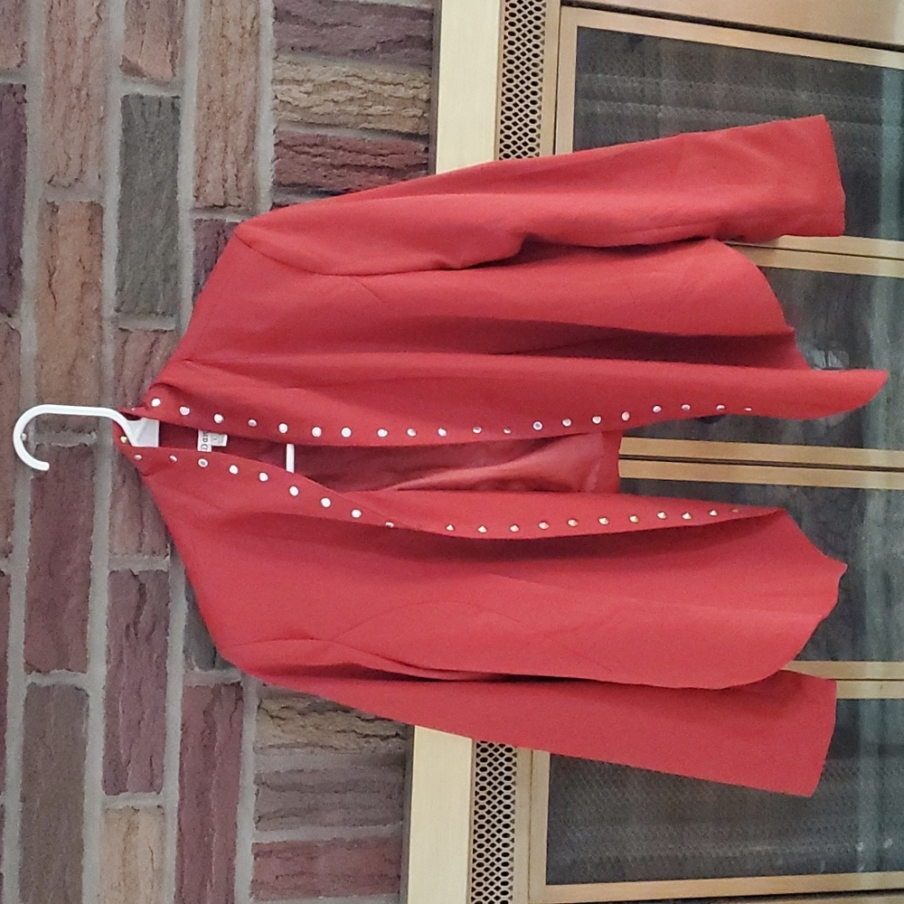 Blazer with Shoulder Pads